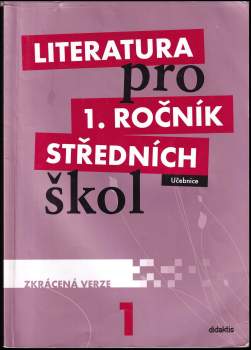 Literatura pro 1. ročník středních škol