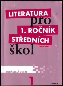Literatura pro 1. ročník středních škol