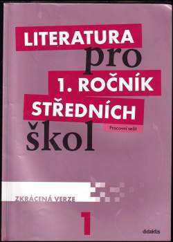 Literatura pro 1. ročník středních škol