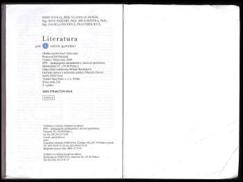Josef Soukal: Literatura pro I. ročník gymnázií