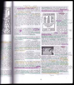 Justa Carrasco Montero: Literatura španělsky mluvících zemí