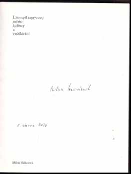 Milan Skřivánek: Litomyšl 1259-2009