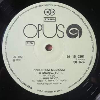 Collegium Musicum: Live