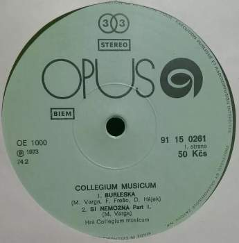Collegium Musicum: Live