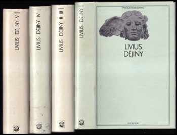 Titus Livius: Livius Dějiny I - V - v 4 svazcích