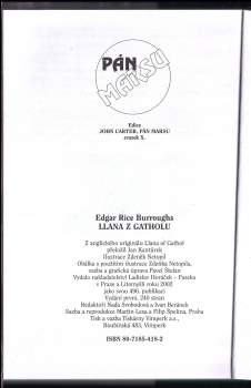 Edgar Rice Burroughs: Llana z Gatholu