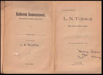 Karel Kolman: L.N. Tolstoj