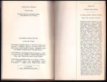 Rainer Maria Rilke: Lodice času