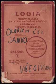 Logia akciová továrna na učebné a lékařské pomůcky Praha XVI. Smíchov-Radlická třída 25