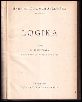 Josef Tvrdý: Logika