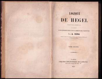 Georg Wilhelm Friedrich Hegel: Logique de Hegel
