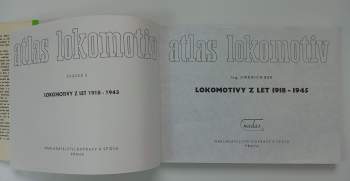Jindřich Bek: Atlas lokomotiv - Lokomotivy z let 1918 - 1945