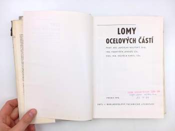 František Jandoš: Lomy ocelových částí