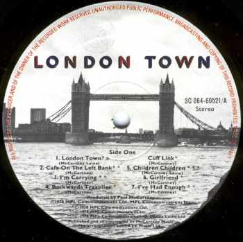 Wings: London Town (ITALY)
