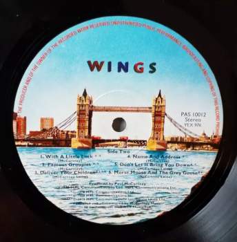 Wings: London Town OBŘÍ PLAKÁT