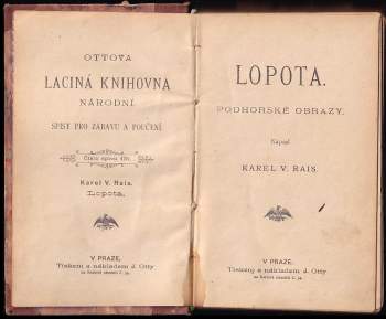 Karel Václav Rais: Lopota