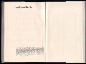 Joseph Conrad: Lord Jim