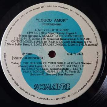 Various: Louco Amor (Internacional)