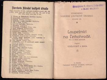 Alois Rada: Loupežníci na Čechohradě
