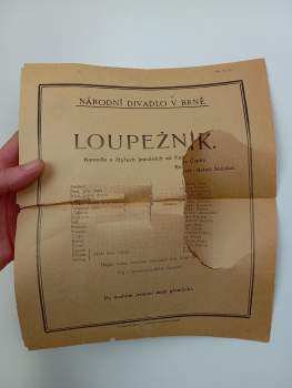 Loupežník - divadelní program