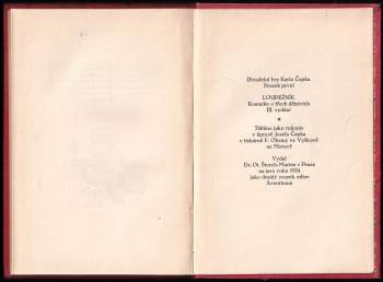 Karel Čapek: Loupežník