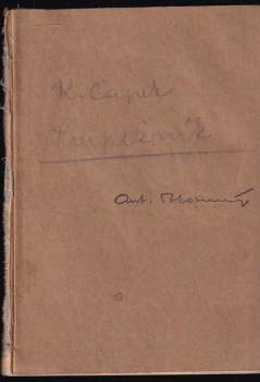 Karel Čapek: Loupežník