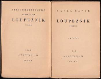 Karel Čapek: Loupežník