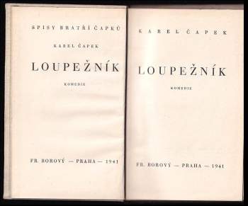 Karel Čapek: Loupežník