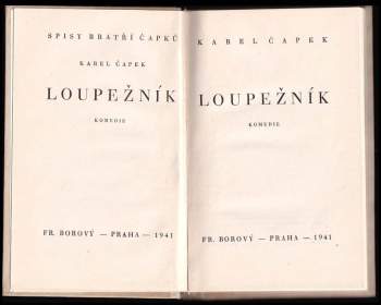 Karel Čapek: Loupežník