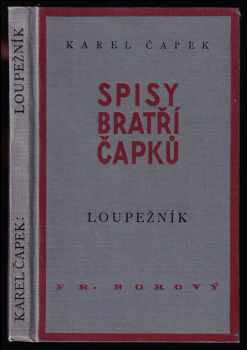 Loupežník - komedie - Karel Čapek (1939, František Borový) - ID: 376706