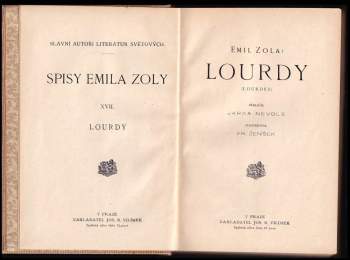 Émile Zola: Lourdy