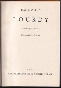 Émile Zola: Lourdy