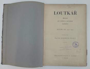 Loutkář, KOMPLETNÍ ROČNÍK XIX. 1932 - 1933, čísla 1 - 10