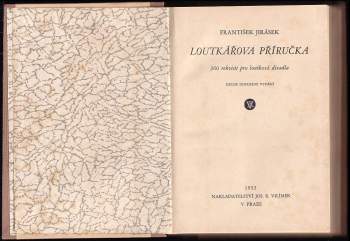 František Jirásek: Loutkářova příručka