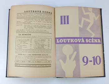 Ján Malík: Loutková scéna - ročník III. - List pro theorii a praksi loutkového divadelnictví - čísla 1 - 10 - KOMPLETNÍ ROČNÍK