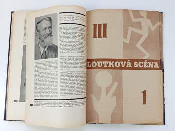 Ján Malík: Loutková scéna - ročník III. - List pro theorii a praksi loutkového divadelnictví - čísla 1 - 10 - KOMPLETNÍ ROČNÍK