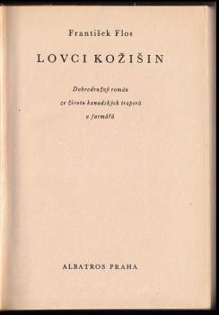 František Flos: Lovci kožišin