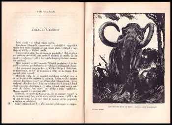 Eduard Štorch: Lovci mamutů - Román z pravěku - ILUSTRACE ZDENĚK BURIAN