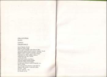 František Flos: Lovci orchidejí