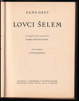Zane Grey: Lovci šelem