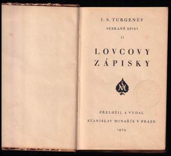 Ivan Sergejevič Turgenev: Lovcovy zápisky