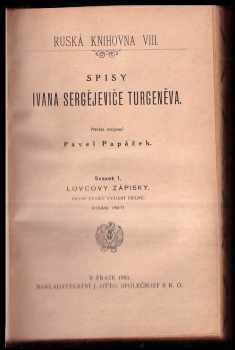 Ivan Sergejevič Turgenev: Lovcovy zápisky