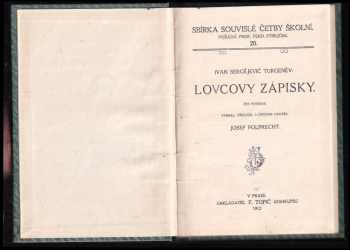 Ivan Sergejevič Turgenev: Lovcovy zápisky