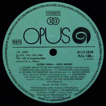 Elton John: Love Songs