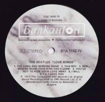 The Beatles: Love Songs (2xLP)