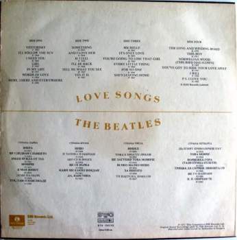📗 Love Songs : Gatefold Light Blue Labels Vinyl - The Beatles (1986 ...