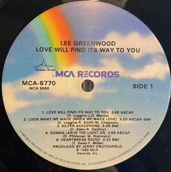 Lee Greenwood: Love Will Find Its Way To You