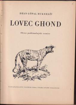 Dhan Gopal Mukerji: Lovec Ghond