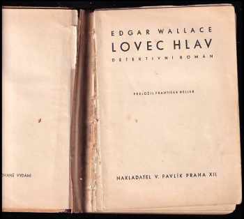 Edgar Wallace: Lovec hlav - detektivní román - The Hairy Arm