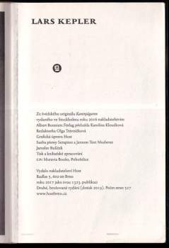 Lars Kepler: Lovec králíků
